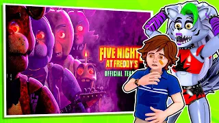 Five Nights At Freddy's Official Teaser REACTION with Gregory and Roxanne Wolf