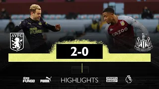 Aston Villa 2 Newcastle United 0 | Premier League Highlights