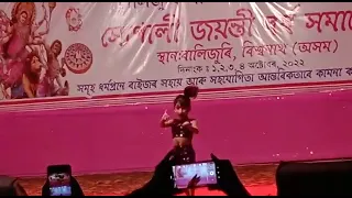 Mis.#Aadhayashree#Upadhyay#did# #little5#master# dancer tonight At tezpur #balijuri#night# program#