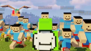 Dream VS 100 Shitass (Minecraft Manhunt)