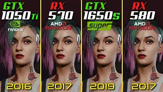 GTX 1050 Ti vs. RX 570 vs. GTX 1650 Super vs. RX 580 | in 2021