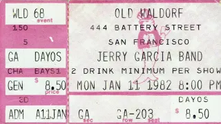 Valerie – Jerry Garcia Band – Old Waldorf, San Francisco, CA (1982-01-11) [Soundboard Recording]