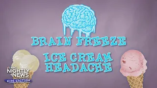 We explain the science behind a brain freeze | Nightly News: Kids Edition