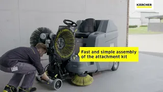 How to use the vacuum sweeper KM 100 120 R Bp Pack 1280x720 8
