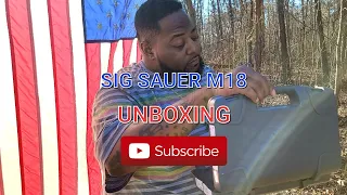 Sig sauer M18 UNBOXING