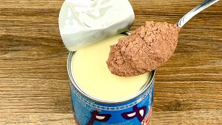 🍬Mix condensed milk and cocoa! You will be surprised! Quick no-bake recipe!