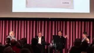 Round Table mit Blixa Bargeld, Brennecke, Brunnet & Würthle: Symposium "Die 80er"