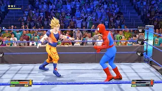 WWE 2K22 - Spider-Man vs. Goku