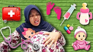 Kisah Ibu Hamil Mau Melahirkan Bayi Lucu Kembar Dua 💞 Tipe Ibu Hamil  Melahirkan 💞 Dokter Dokteran