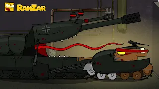 Flusskrebs Panzer RanZar Cartoons about tanks