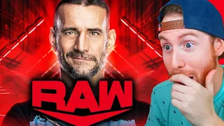CM PUNK RETURNS -  WWE RAW Live Stream March 25th 2024