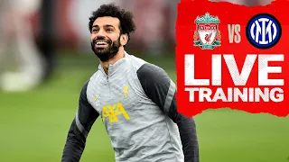 Live Champions League Training: Liverpool prepare for Inter Milan