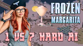 Frozen Margarita- 1 vs 7 Hard AI - Red Alert 2 Yuri's Revenge