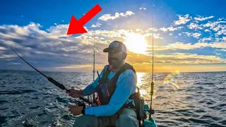 Offshore kayak fishing THEN this happened! - Old Town Autopilot through the SURF! 🌊