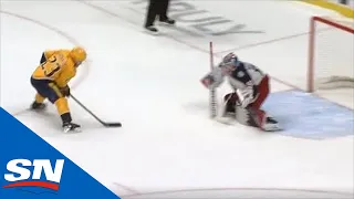 Columbus Blue Jackets at Nashville Predators - FULL Shootout Highlights