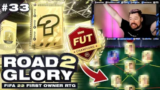 UPGRADE PACKS PICK MY FUT CHAMPS TEAM!! - #FIFA22 First Owner Road To Glory! #33 Ultimate Team!!