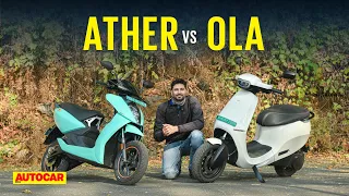Ola S1 Pro vs Ather 450X - India's most desirable electric scooters compared | Autocar India