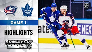 NHL Highlights | Blue Jackets @ Maple Leafs, GM1 - Aug. 2, 2020