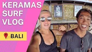 Keramas Surf Vlog: Surfing Keramas Beach with my local friend