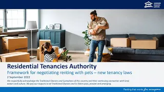 RTA Webinar: October 2022 rental law changes - Part 2 Renting with Pets