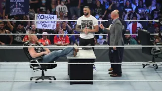 ROMAN REIGNS & BROCK LESNAR CONTRACT SIGNING FULL SEGMENT WWE SMACKDOWN