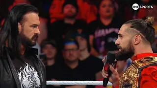 Seth Rollins and Drew McIntyre go at it on RAW! 🎤 🔥 WWE RAW, December 18, 2023