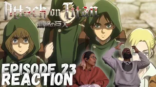 Anime Virgins 👀 Attack on Titan 1x23 | "Smile: Raid on Stohess District, Part 1" Reaction