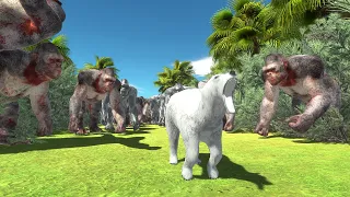 [ Dangerous Forest ] Run Away from Goro The Giant - Animal Revolt Battle Simulator