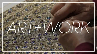 Art + Work | Sewing sequins onto a 200-year-old Indian textile