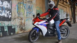 Honda cbr 125 || start of season || motocrew || Winter || Ice || snow ||  GoPro Hero