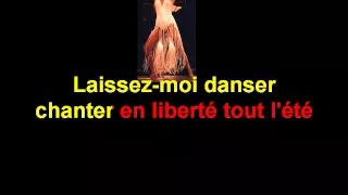 Karaoke   Francais   Dalida   laissez moi danser