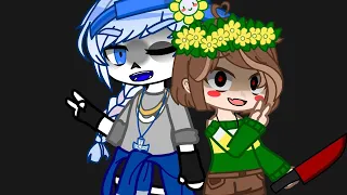 Look what you made me do||Sans vs chara||Gcmv||