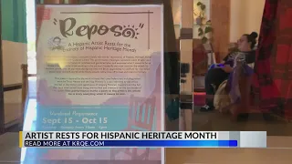 Artist spends Hispanic Heritage Month resting at the National Hispanic Cultural Center