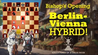♟️ Bishop's Opening, Berlin-Vienna Hybrid | AMAZING GAME!