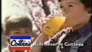 Cottee's Cordial Classic Ad | My Dad picks the fruit