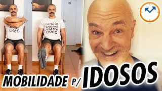 👨‍🦳Treino em Casa para IDOSOS: Exercícios de MOBILIDADE ARTICULAR | QuarenTREINOS nº5 | #FiqueEmCasa