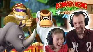 WILDES REITEN AUF DEM NASHORN - Donkey Kong Country Tropical Frezze Gameplay Deutsch | EgoWhity