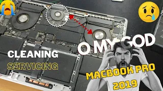 How to MacBook Pro 16 2019 Touch Bar Disassembly Fan cleaning and Servicing