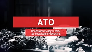 Продовжують нести квіти до посольства Нідерланд