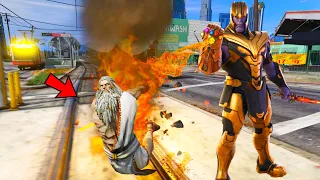 GTA 5 : Zeus Finally Save to Shinchan & Attack On Thanos In GTA 5 ! GTA 5 Mods