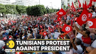 Tunisians protest against President; protesters denounce 'coup' | English News | WION