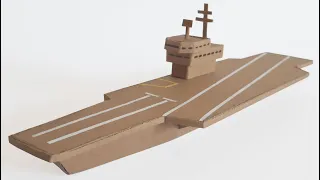 How to make a cardboard aircraft carrier