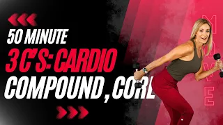 50 Minute Cardio, Compound, Core Workout | Total Body Workout