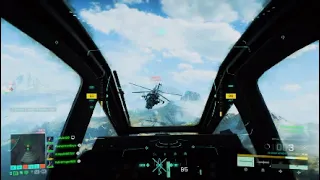 Battlefield 2042: Attack Helicopter AH-64 Apache gameplay on Exposure and the server crashed 66 K&A