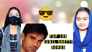 Reaction on Top 100 Sunil Shetty Song/Bollywood Hindi song/90s song/Atoz