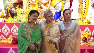 Jaya Bachchan, Kajol, Rani Mukerji, at North Bombay Durga Puja 2023,