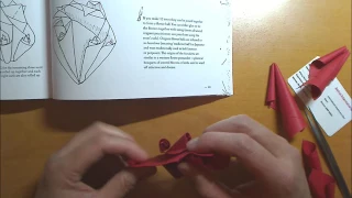 How to fold a modular origami rose (Carmen Rose)