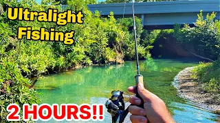 2 HOURS!! Ultralight Creek Fishing WADING