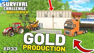 WE'VE STRUCK GOLD!!! | Survival Challenge Multiplayer | FS22 - Episode 33