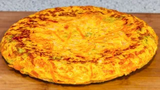 Easy Cabbage and Eggs Omelette  - Healthy Recipe Idea